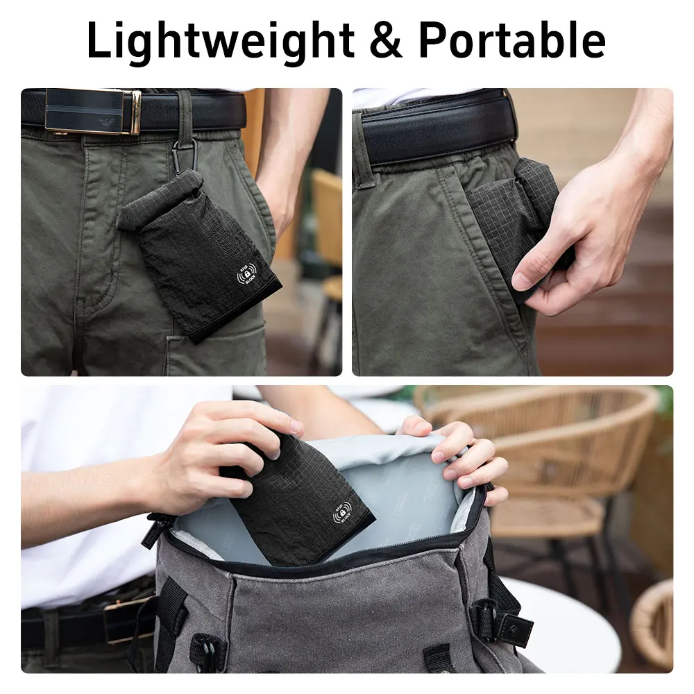 Advanced RFID Blocking Sleeves: Anti-Theft Travel Wallet for Devices, Cash, and Cards