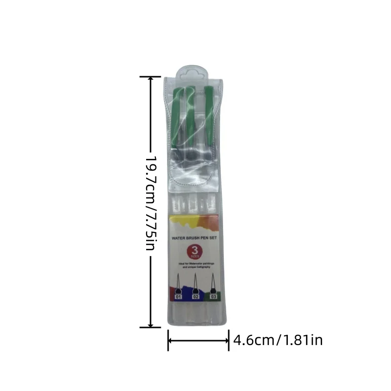 Fountain pen tip Nylon solid watercolor paintbrush Injection pen Water brush storage