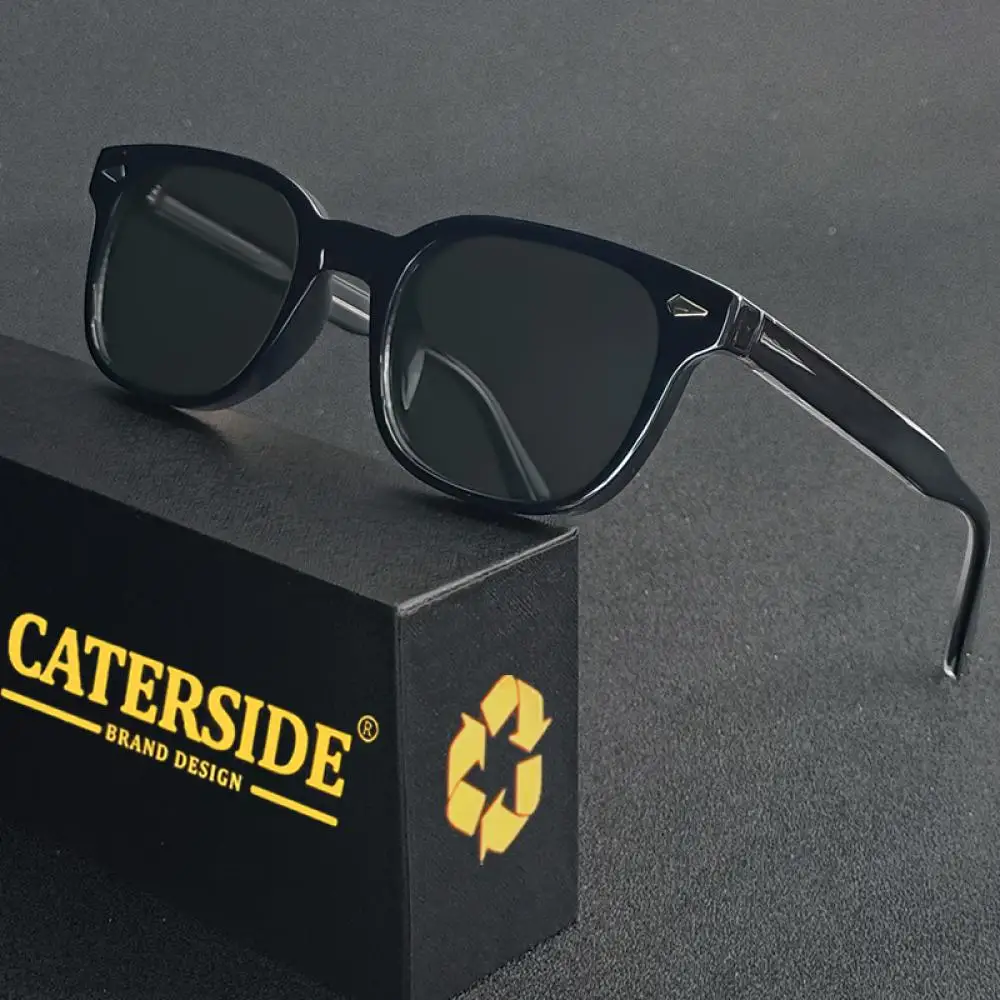 CATERSIDE Herren-Sonnenbrille für Outdoor-Sport, vielseitig einsetzbar, quadratischer Rahmen, Damen, Reisen, Radfahren, Bergsteigen, unverzichtbare Brille, UV400 – Detail 2