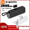 Xiaomi Mini Wireless Power Bank 30000mAh Capsule Large Capacity Portable Fast Charging External Battery For iPhone Type-c New 1