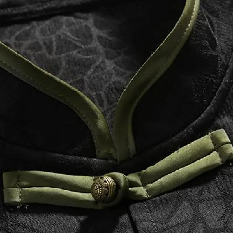 Chinese Shirts for Men Short Sleeve Streetwear Shirts Casual Knot Button Down Summer Beach Hawaiian Shirt for Men XXXXXL