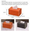 Pink high appearance level light luxury leather tissue box used in hotels, restaurants, living rooms, offices, princess rooms 5
