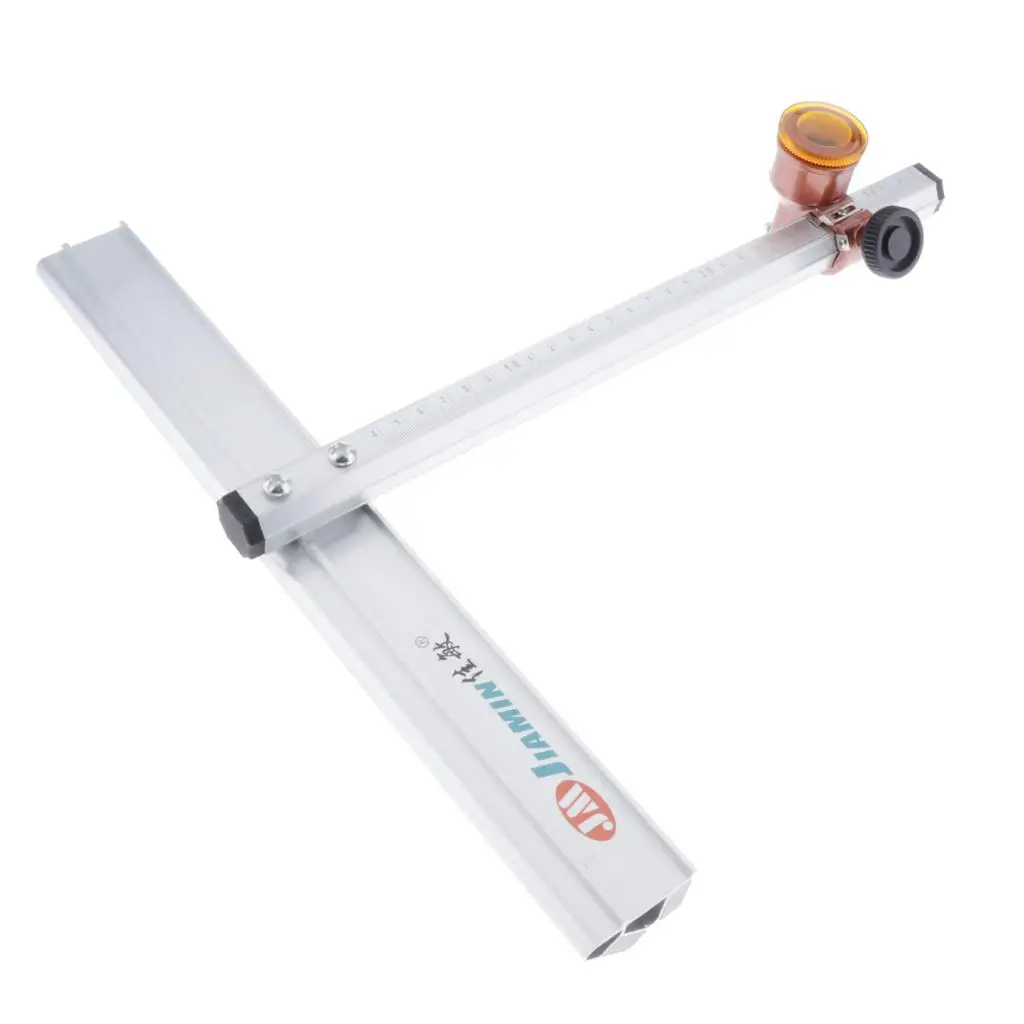Professional Glass Cutter 37cm Cutting Glass Drill w/ Scale for Ceramic Tile