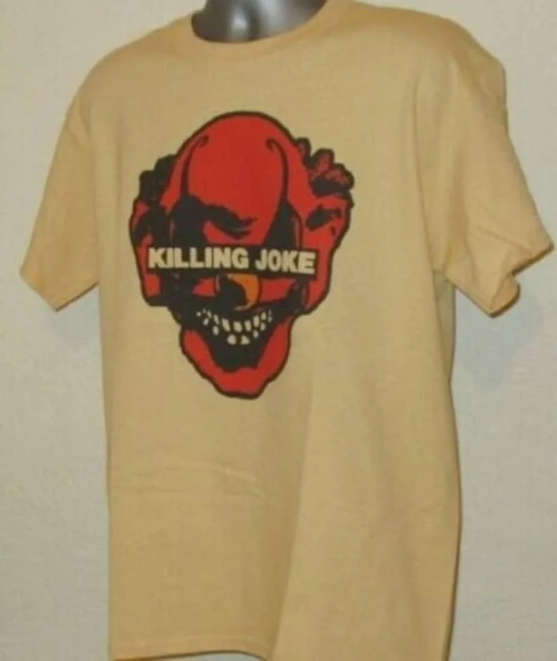Killing Joke T Shirt 412 Retro Music Yellow Maniche Lunghe O Corte