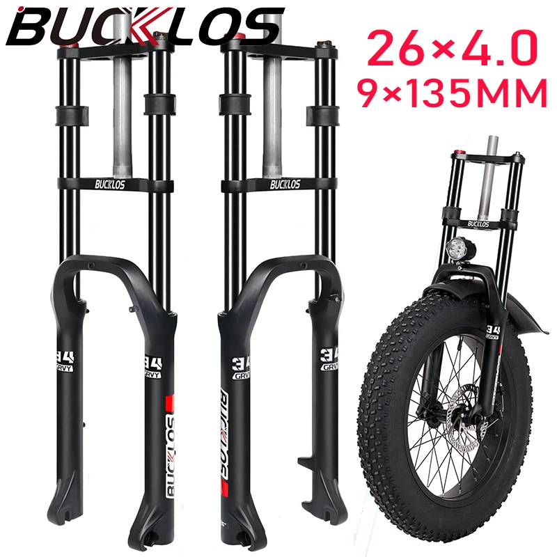 BUCKLOS26*4.0BikeFatFork26inchelectricBicycleSuspensionFork4.0TireE-BikeForks9*135mmSnow/beach/MTBBikeForks-AliExpress18