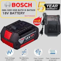 BOSCH 18V Original Lithium Battery BOSCH Battery Pack 6.0AH Original Tool Rechargeable Battery 4.0AH 5.0AH 6.0AH 1