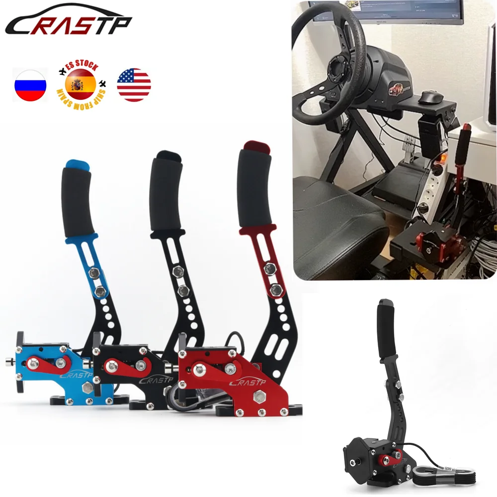 Brake System Handbrake For Rally For Logitech 16bit Hall Sensor USB SIM Racing For Racing Games T300 T500 HB019|Hand Brake| - AliExpress