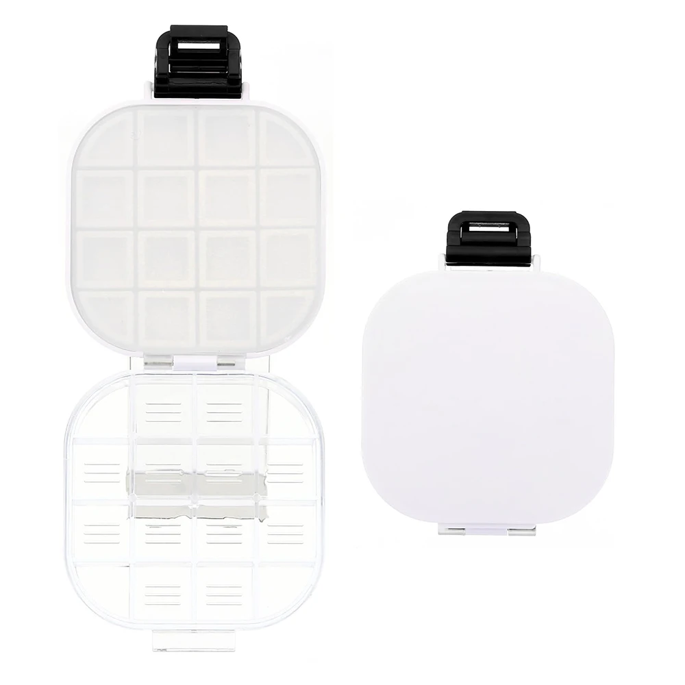 1pc 16 Wells Transparent Paint Storage Box, Airtight Paints Moisturizing Container Folding Saving Painting Palette 3
