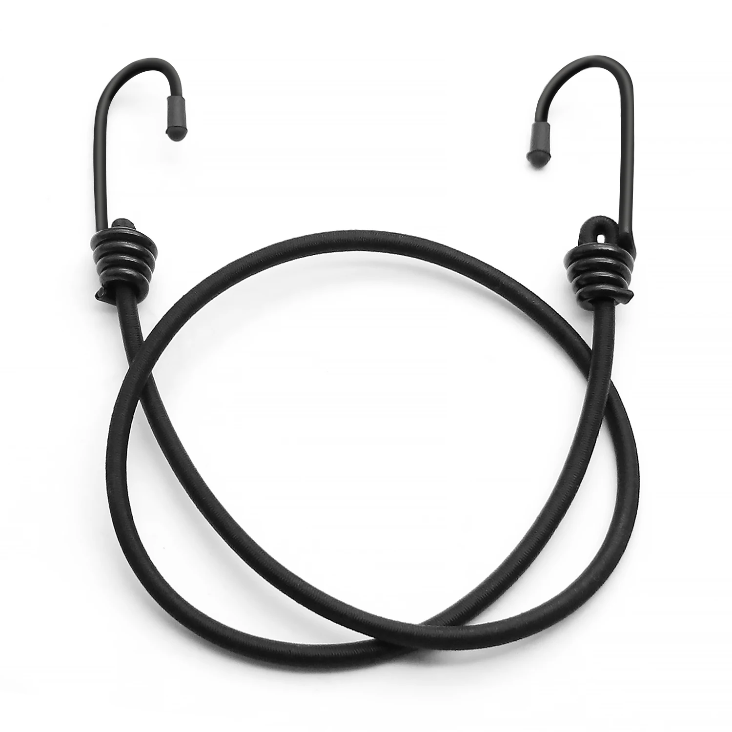 1Pc Bungee Cords High Elasticity Tied Rope Motorcycle Bicycle Luggage Lanyard Camping Bungee Cord Double-J Hooks Elastic Straps elastic bungee cord