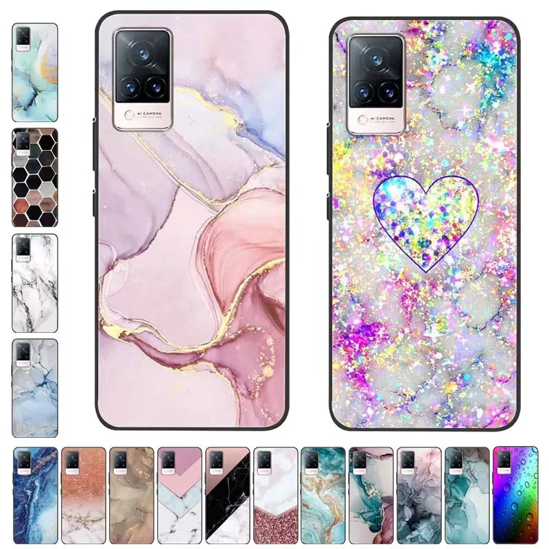 Fashionable Marble Soft TPU Phone Case - Stylish Protective Back Cover