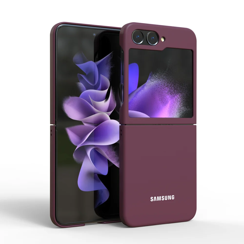 For Samsung Galaxy Z Flip5 5G Case Silky PC Cover Soft-Touch Back Protective Housing For ZFLIP5 Z FLIP 5 ZFLIP 5 phone case