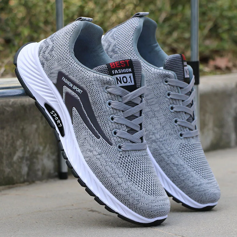 2020 Men Shoes Running Shoes Outdoor Ultra Light Sports Shoes Sneakers Breathable Mesh Knitted Sock Shoes Jogging Walking Male