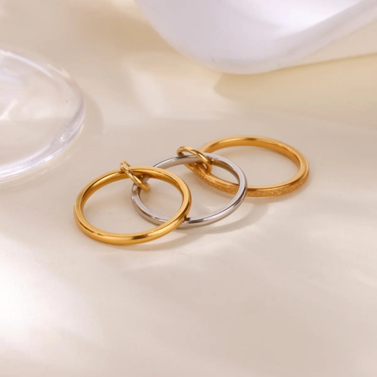 Multiple Layers Strand Loop Indext Finger Rings for Women