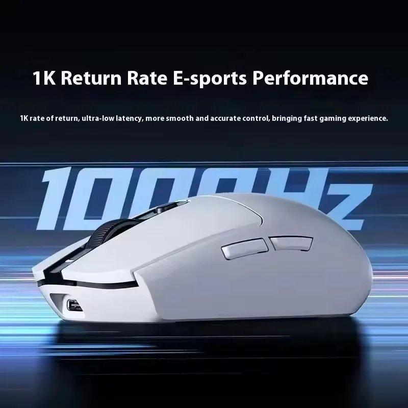 Enhanced Wireless Ergonomic Gaming Mouse - High-Precision 26000 DPI, Rechargeable, Lightweight Design