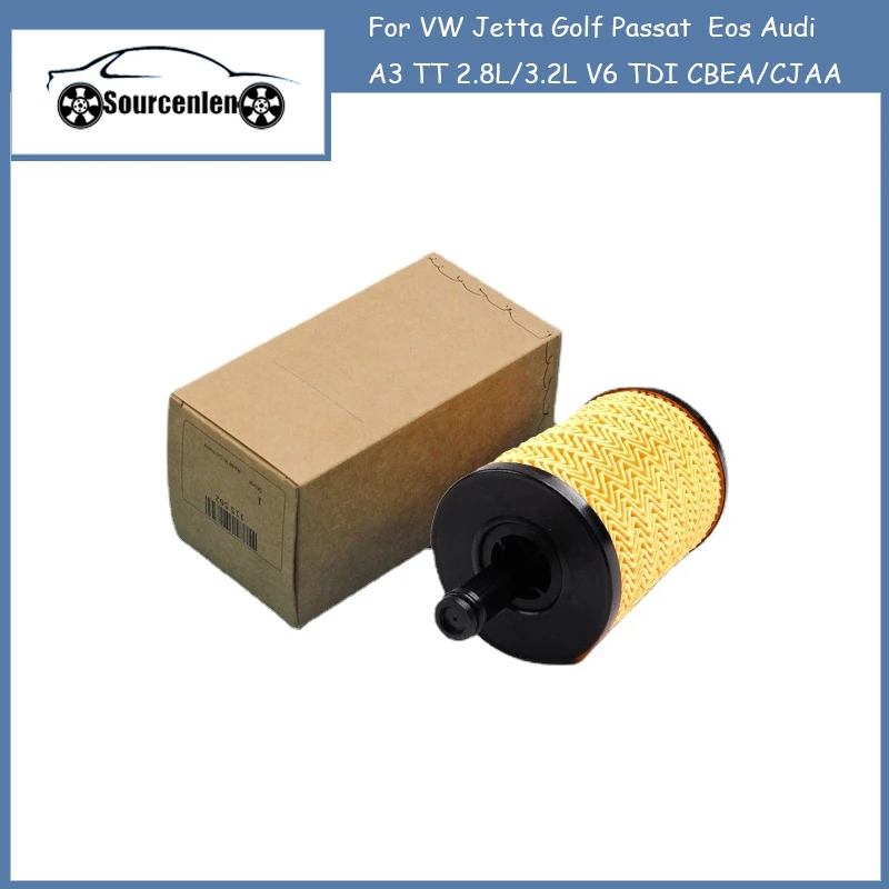 

Oil Filter for VW Jetta Golf Passat Eos Audi A3 TT 2.8L/3.2L V6 TDI CBEA/CJAA 071115562C 045118466 071115562B 045115466A