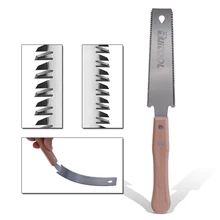

6 Inch Double Sided Mini Hand Saw 14/17 Tpi 3 Tooth Edge Japanese Saw Sk5 Saw Blade for Flush Cutting Diy Woodworking Tools