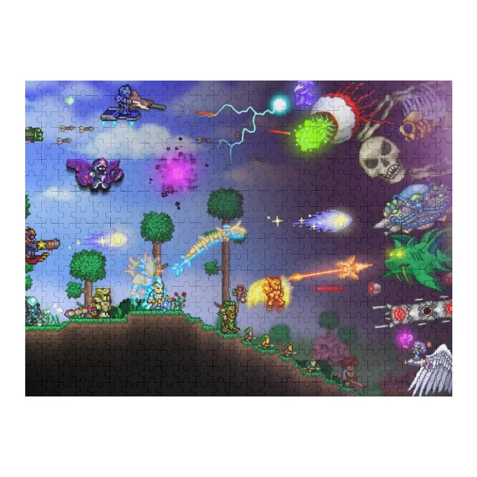 Terraria Game Artwork Jigsaw Puzzle para crianças, Scale Motors, personalizado, presentes