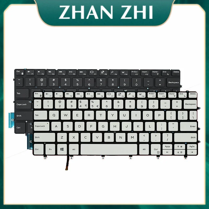 

Новая сменная Клавиатура для ноутбука совместимая с DELL XPS13 9305 9370 9380 13-9370 13-9380 P82G с подсветкой