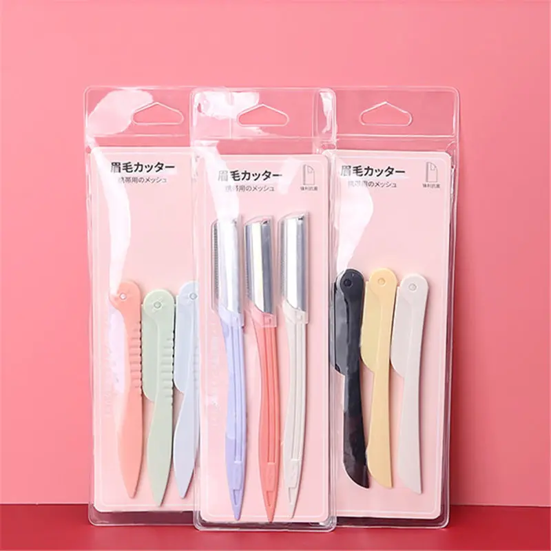 3pcsEyebrowTrimmerEyebrowRazorShaverBladeEyeBrowShaperFace