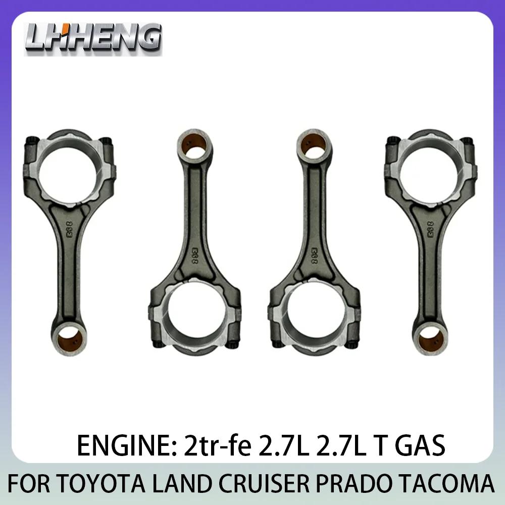4PCS Connecting Con Rod New Set For TOYOTA LAND CRUISER PRADO TACOMA 2 ...