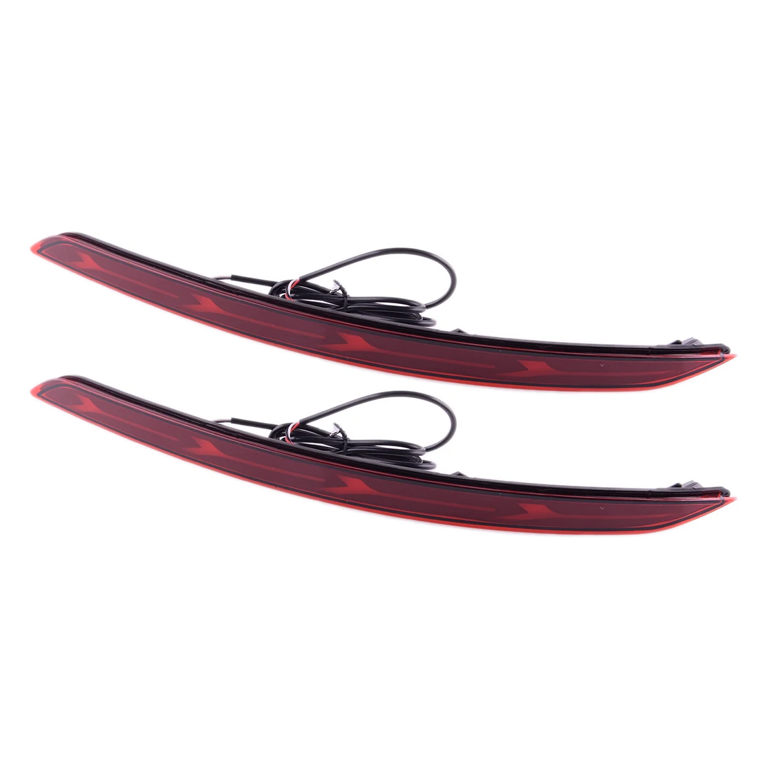 

NEW 1 Pair Car Rear Bumper Reflector Brake Driving Light Lamp Fit For Hyundai Elantra 2017-2018