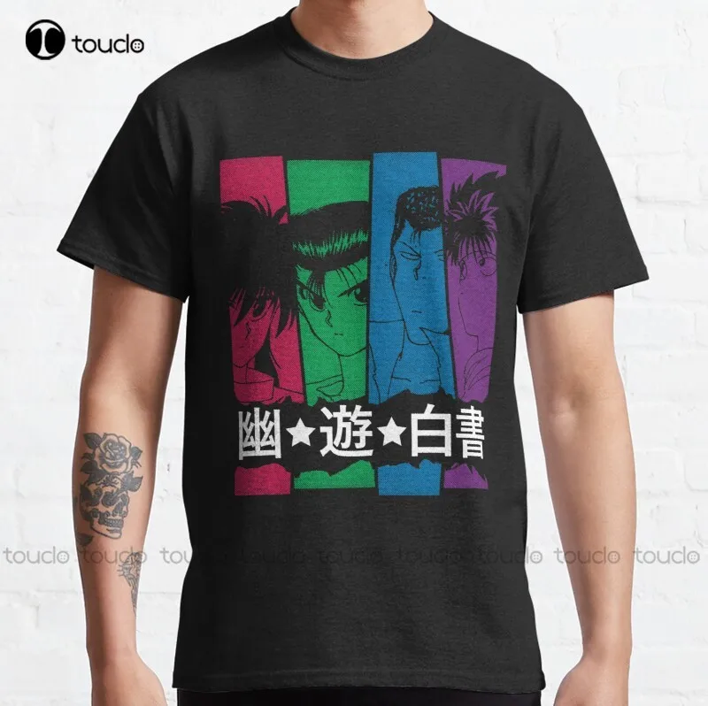 

Новая классическая футболка YuYuHakusho (Темная) для женщин и мужчин