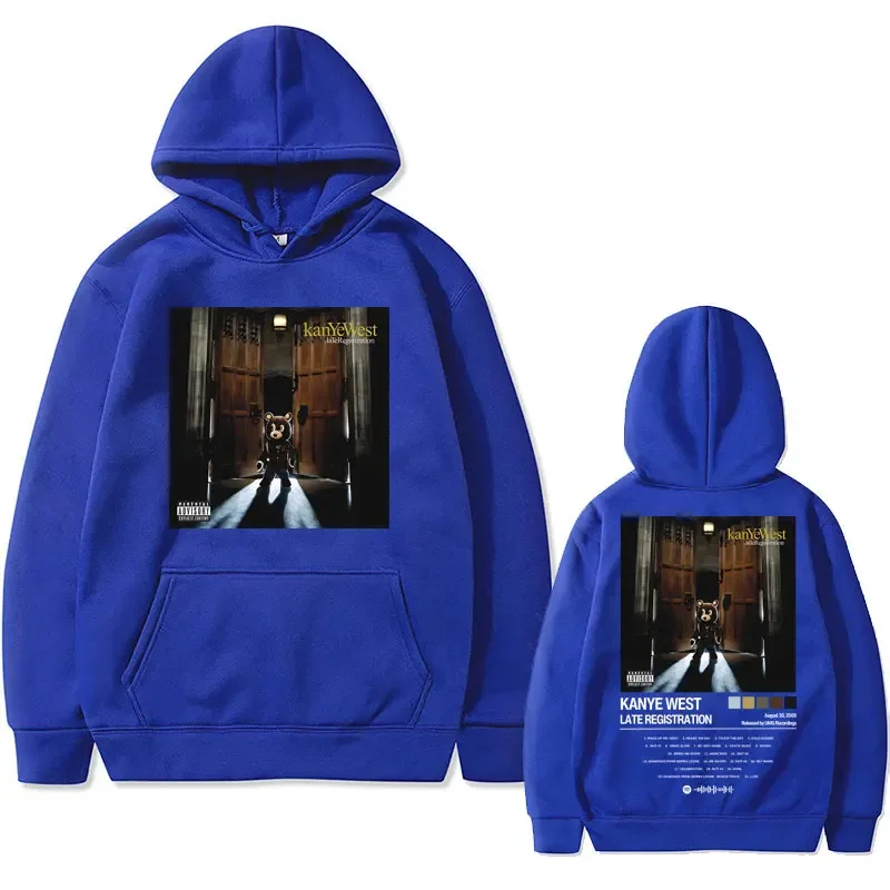 Rapper Kanye West Late Registration Album Cover Print Hoodie