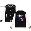 French Band Indochine Rock Baseball Uniform Wave French Band Long Sleeves Hip Hop Sweatshirt Men/women Clothing Streetwear Tops 1