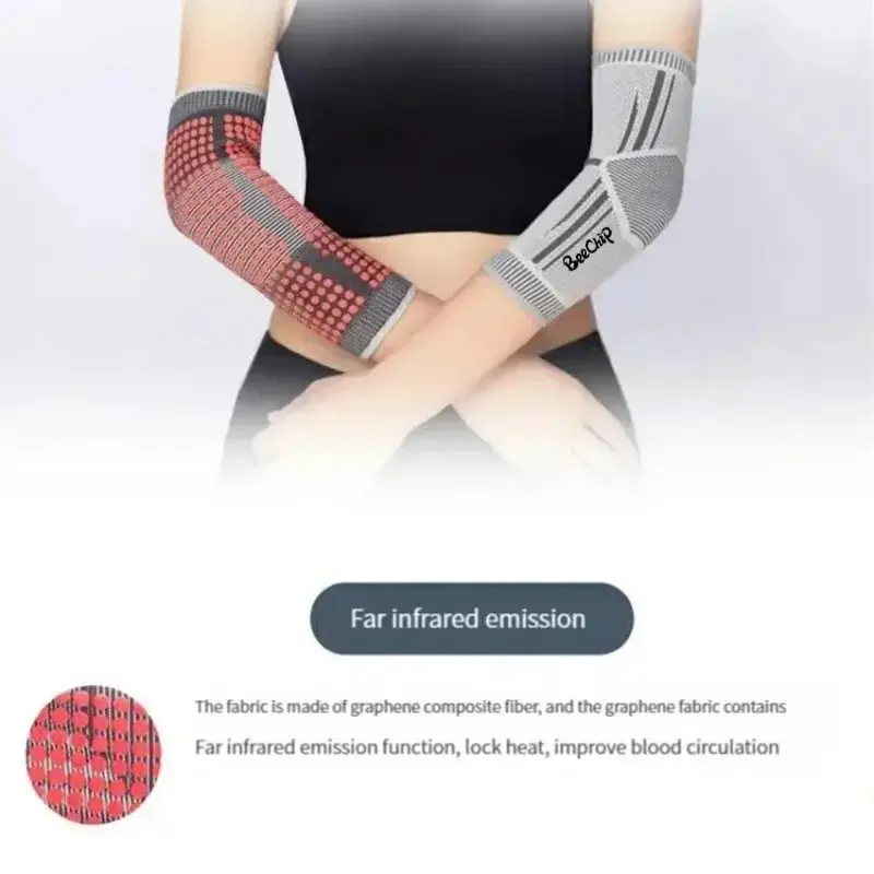 Elbow support brace Graphene Elbow Pads Tennis Elbow Special Sheath Self-Heating Sprained Joints to Keep Warm Hand and Arm Wristbands