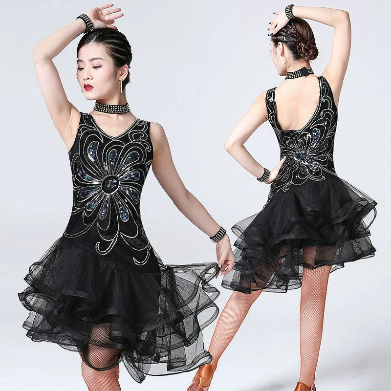 

Adult Latin Dance Costume for Women Stage Costumes Latin Dress Performance Modern Dance Clothing