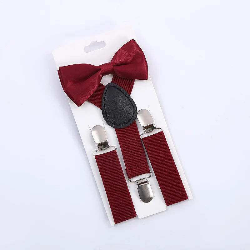 1pcs Children's sling bow tie Fashion children's bow tie Boys and girls Adjustable sling baby wedding accessories