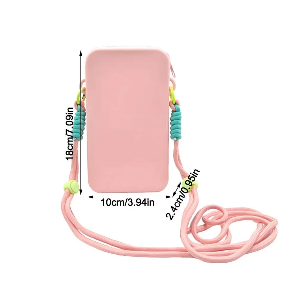 Fashion Silicone Waterproof Crossbody Bag with Large Capacity
