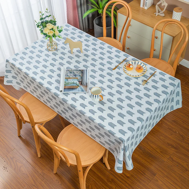 

Household Retro Tablecloth Finished Picnic Tablecloth Waterproof and Oil Resistant TableclothMantelMesa ImpermeableNappeDe Table