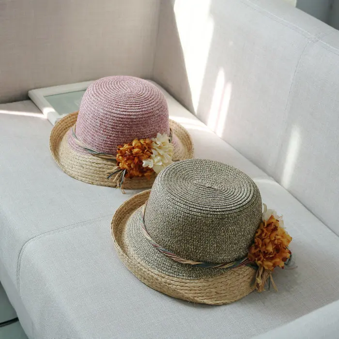 Good Quality Summer Hat Women Raffia Straw Cap Ladies Big Brim Sun Hat for Girl Beach Hat