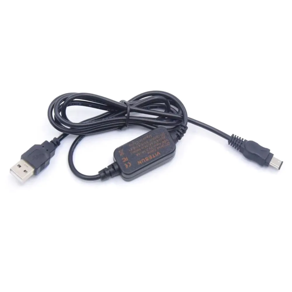 5V USB Drive Cable Power Adapter Charger AC-L10 AC-L10A AC-L10B AC-L10C AC-L15 AC-L15A AC-L100 AC-L100B AC-L100C for Sony TRV210