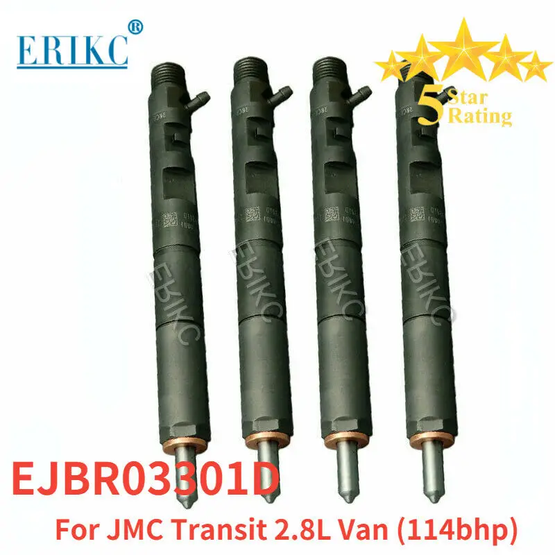 

Инжектор аккумуляторной топливной системы EJBR03301D, 4 шт., для JMC Transit 2,8 л/1112100TAR, высокое качество, гарантия на один год