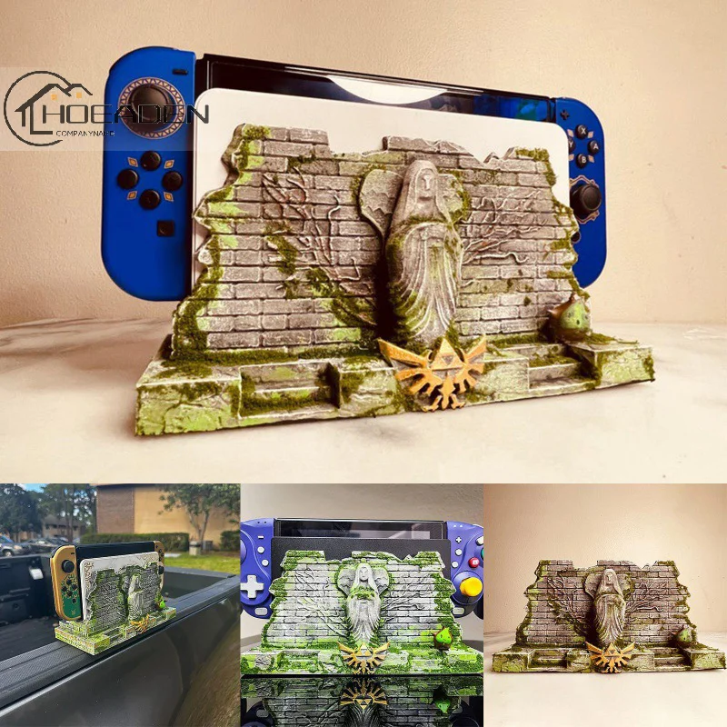 

Zeldas Kingdom Tears Storage Base Stand Console Handle Storage Base Sculpture Decoration Toy Game Controller Bracket Fans Gift