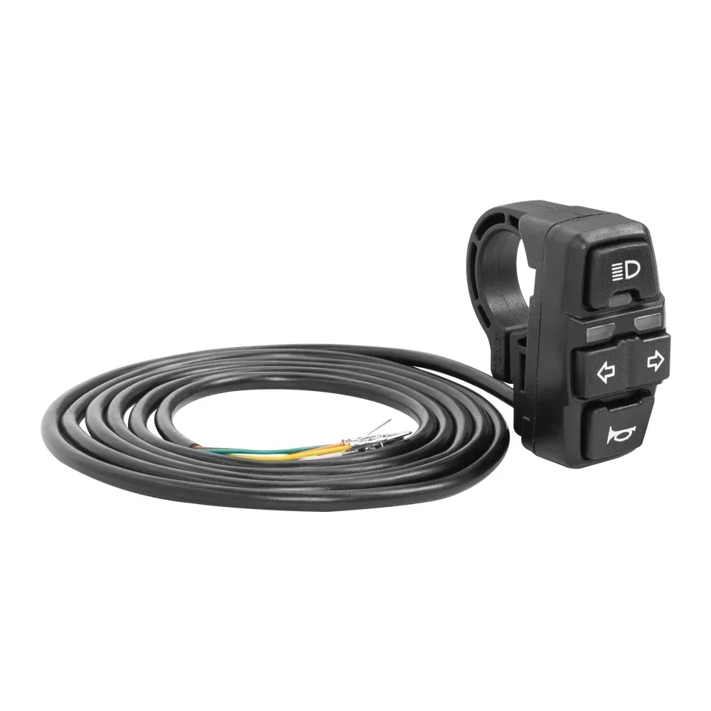 Electric Bike Scooter Light Switch DK226 Ebike Horn Switch Bicycle Motorcycle Button Control Turn Signal Lights DK336