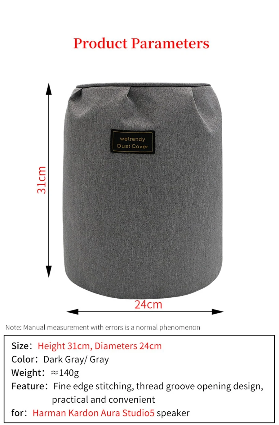 Speaker Protective Cover for Harman Kardon Aura Studio5 Speaker Dust Cover Aura Studio 5 Audio Dust-proof Cap Case
