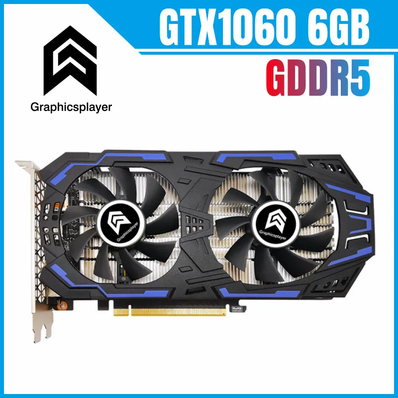

Graphics Card Original Chip Computer Video Card GTX1060 6GB 6144MB 192BIT GPU Model Video Memory For game NVIDIA GTX