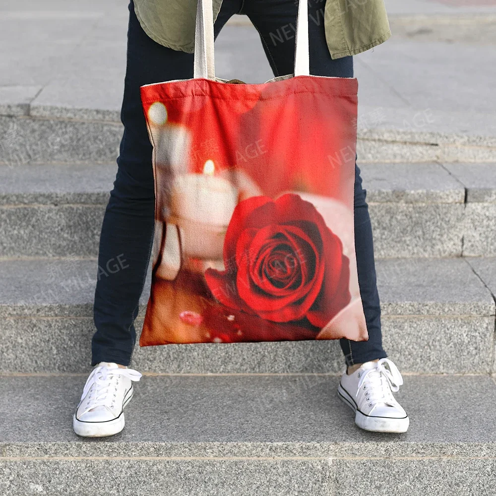 Travel pouch tote bags for women organizer Shopper bag canvas Cosmetic bag for makeup Storage Shopper