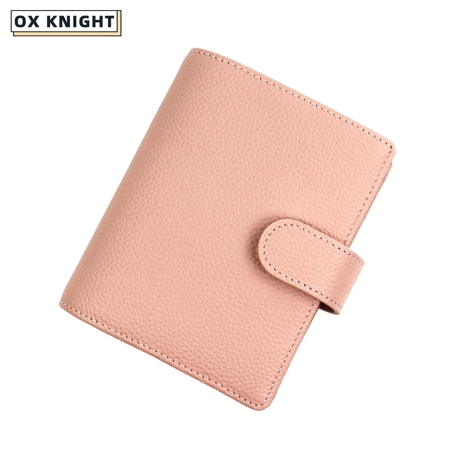 OX KNIGHT Limited A8 Notebook Binder Pebbled Grain Leather 100% Genuine ...