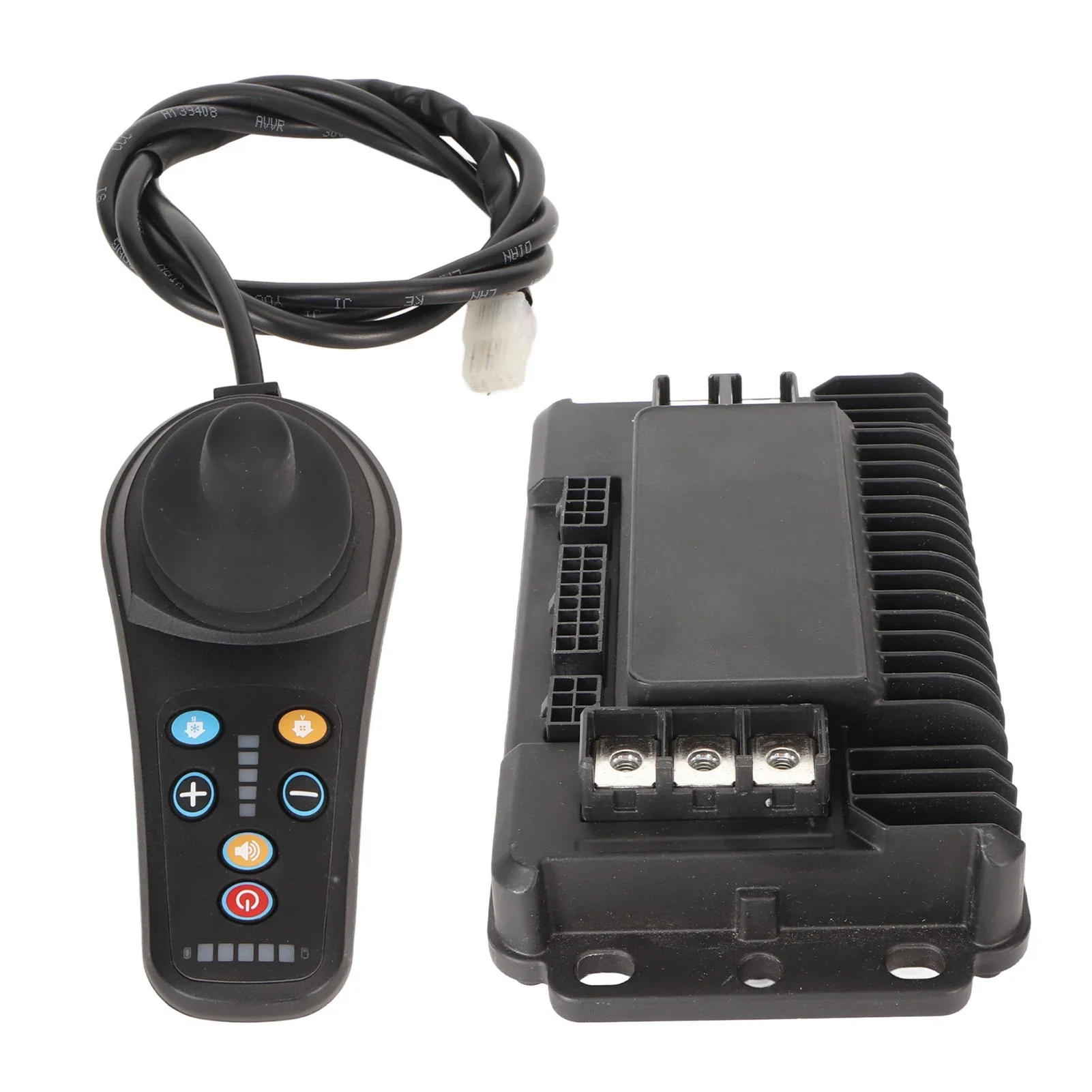 Wheelchair Joystick Controller with Brake 50A Smart DC24V Power Wheelchair Joystick Controller Replacement for Intelligent Robot