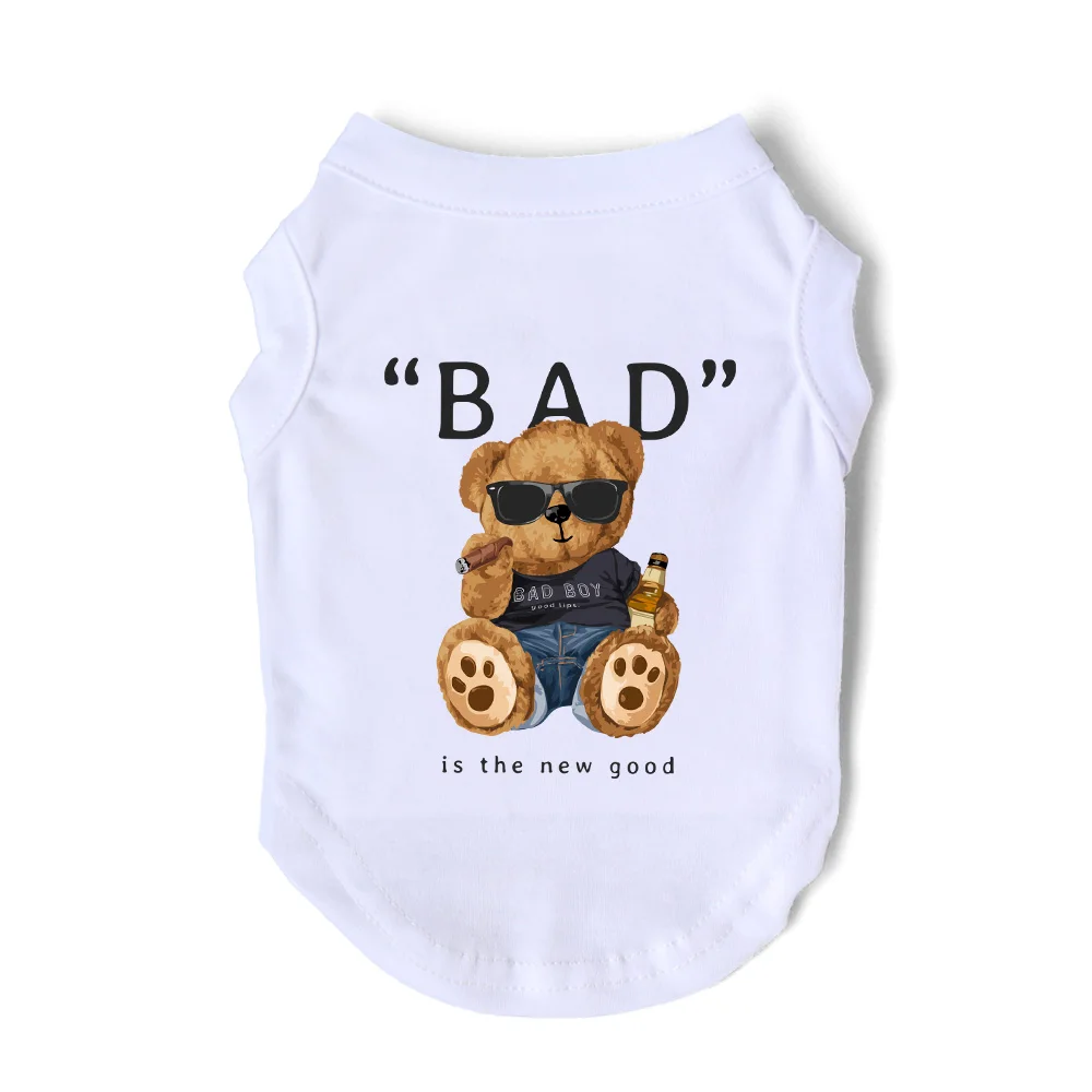 188168-13a30b.jpg T-shirt personnalisé pour chiens imprimé Ourson BAD - 2025 - Doglovedesign : Vêtement et accessoires pour chiens