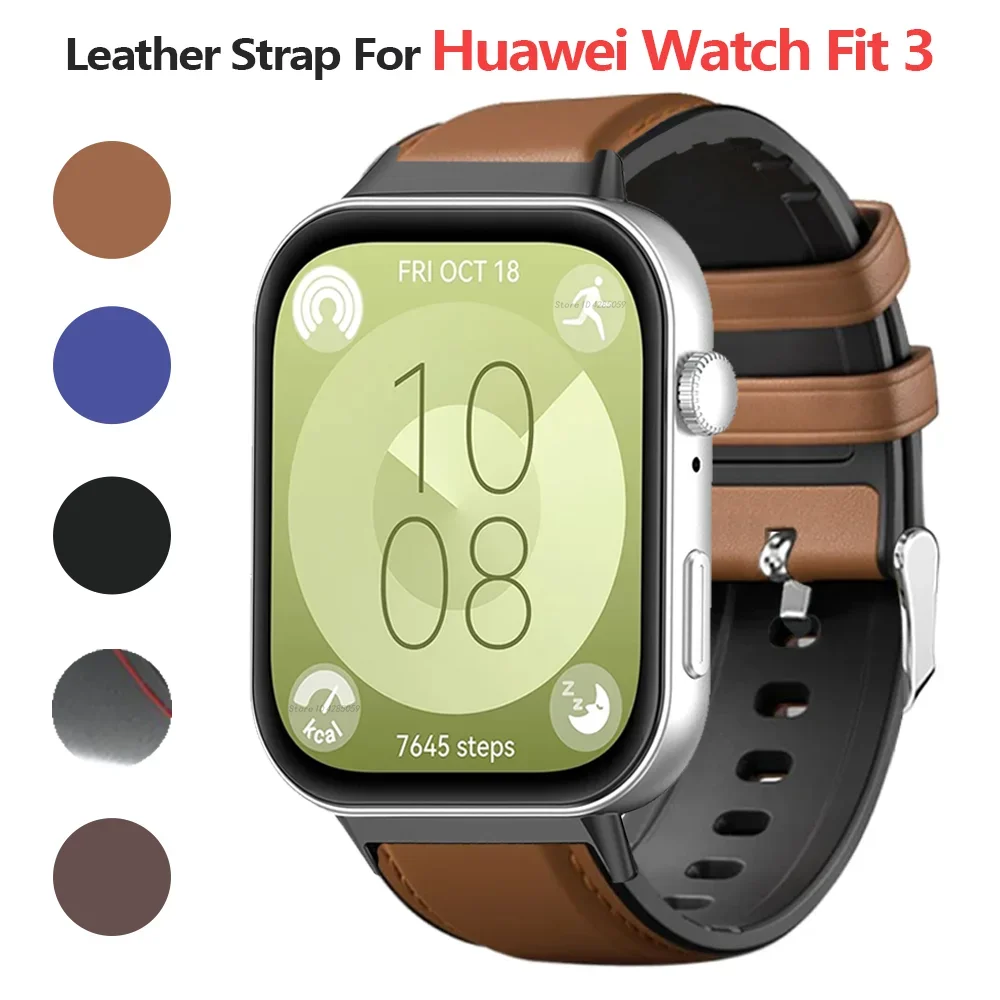 Premium Genuine Leather Smartwatch Strap - Elegant Replacement Band
