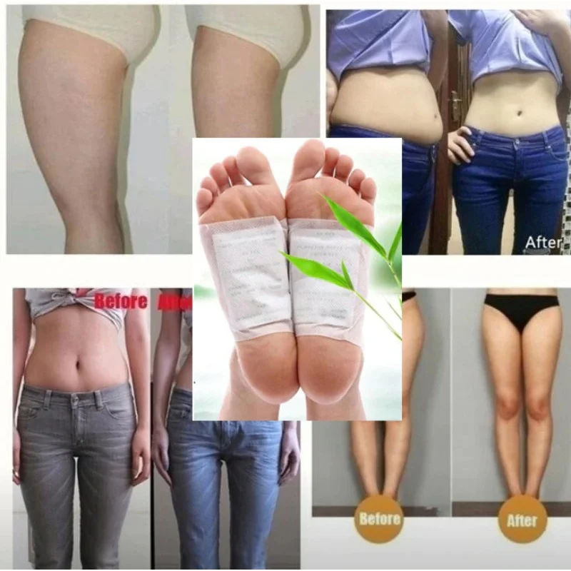 10/20/30/50/100/200PCS Kinoki Detox Foot Patch Bamboo Pads Patches with Adhesive Foot Care Tool Improve Sleep Slimming Health