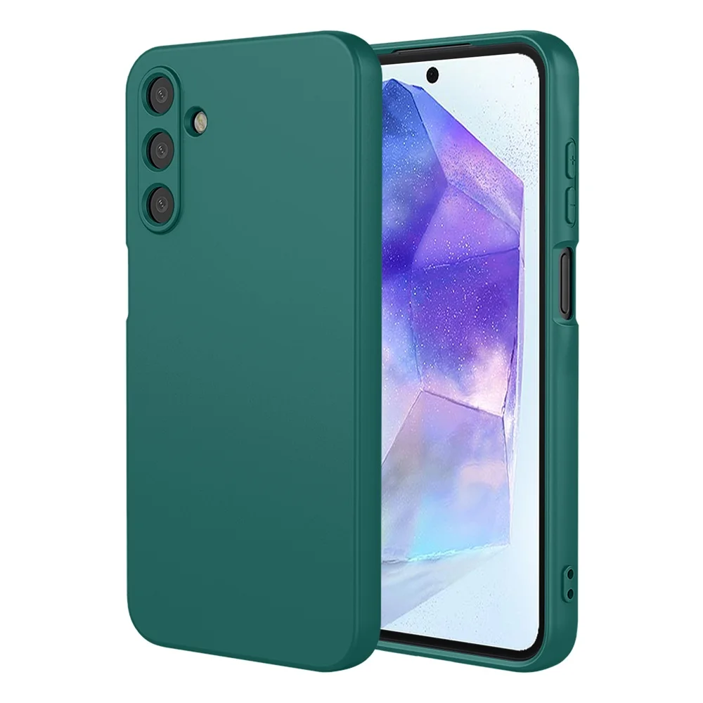 Liquid Silicone Rugged Armor Case with Microfiber Lining - Protective Rubber Cover