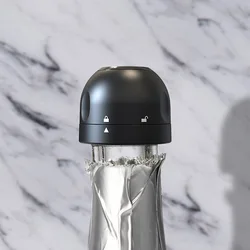 Sleek Stainless Steel Air Pressure Wine Opener - Effortless Cork Removal for Wine Enthusiasts (Champagne stopper)