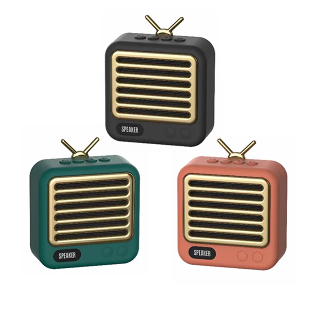 

20221023dfhgij Retro wireless home Portable USB flash drive FM Mini plug-in bluetooth speaker