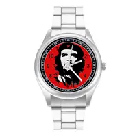 Che Guevara Quartz Watch Celebrity Business Round Wrist Watch Steel Design New Boys Wristwatch 1